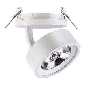 357875 SPOT NT18 090 белый Встраиваемый светильник IP20 LED 3000К 25W 220-240V PROMETA