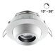 358443 SPOT NT20 222 белый Встраиваемый св-к DIM (угол рассеивания 15°~55°) IP20 LED 4000К 8W HORN