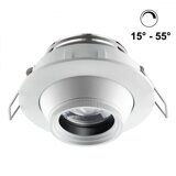 358443 SPOT NT20 222 белый Встраиваемый св-к DIM (угол рассеивания 15°~55°) IP20 LED 4000К 8W HORN