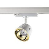 358732 PORT NT21 098 белый/золото Трехфазный трековый светодиодный светильник IP20 LED 4000K 20W 100-265V KNOF