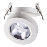 357982 SPOT NT19 218 белый Встраиваемый светильник IP20 LED 3000К 12W 220V GRODA